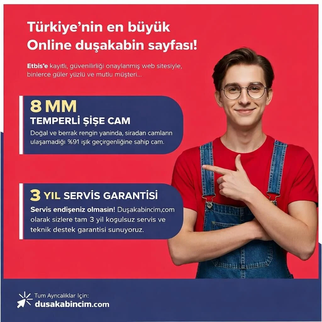 Krom Profil Menteşeli Yan Panel detay