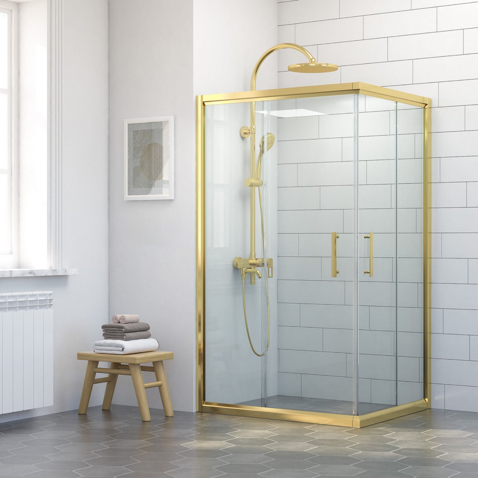 Shine Tempo Dikdörtgen Duşakabin