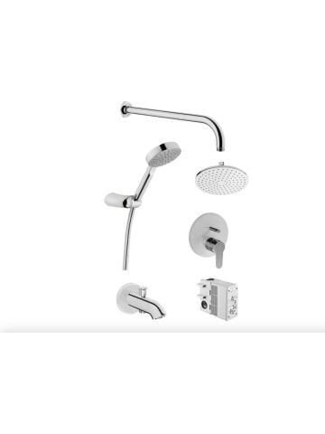 VitrA Win S Rain L -Master 1f Ankastre Duş Seti