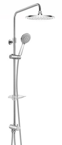 ECA Niobe Teleskobik Kolonlu Banyo Tepe Duş Seti Yuvarlak Takım