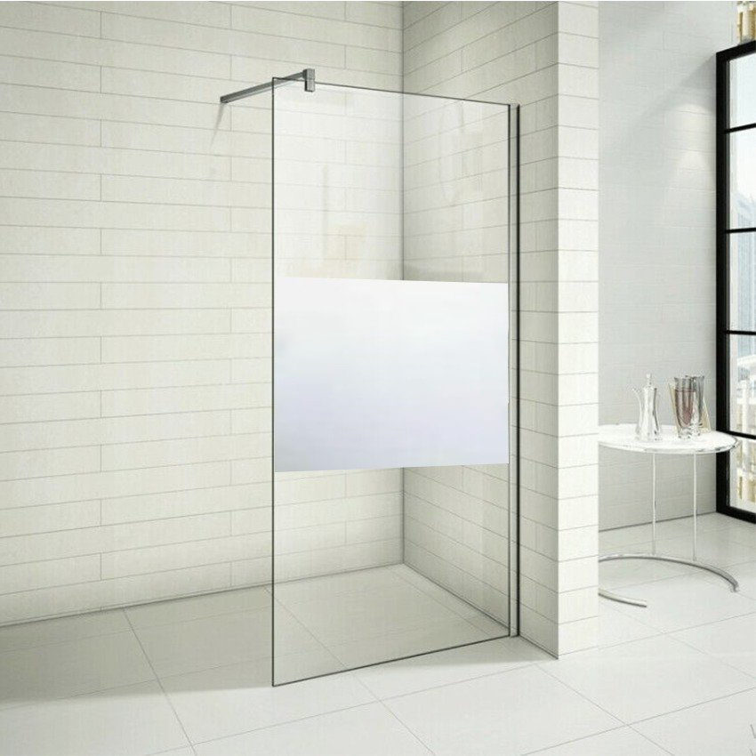 Sabit Panel Buzlu Cam Duşakabin