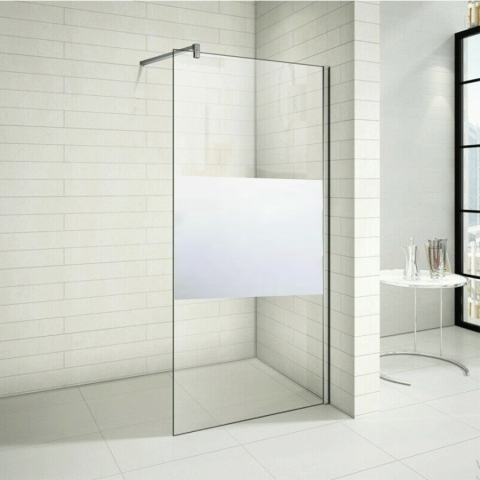 Sabit Panel Buzlu Cam Duşakabin