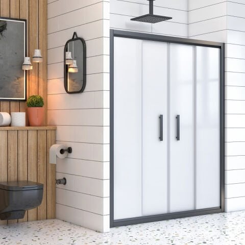 Mira Delta Orta Açılır 2 Sabit 2 Sürgü Duşakabin