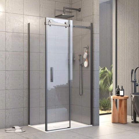 VALERON PREMİUM Sabit Panelli Dikdörtgen Duşakabin