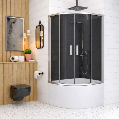 Dusakabincim Prestige Füme Seri  90x90 Oval                                                                                              SINIRLI STOK