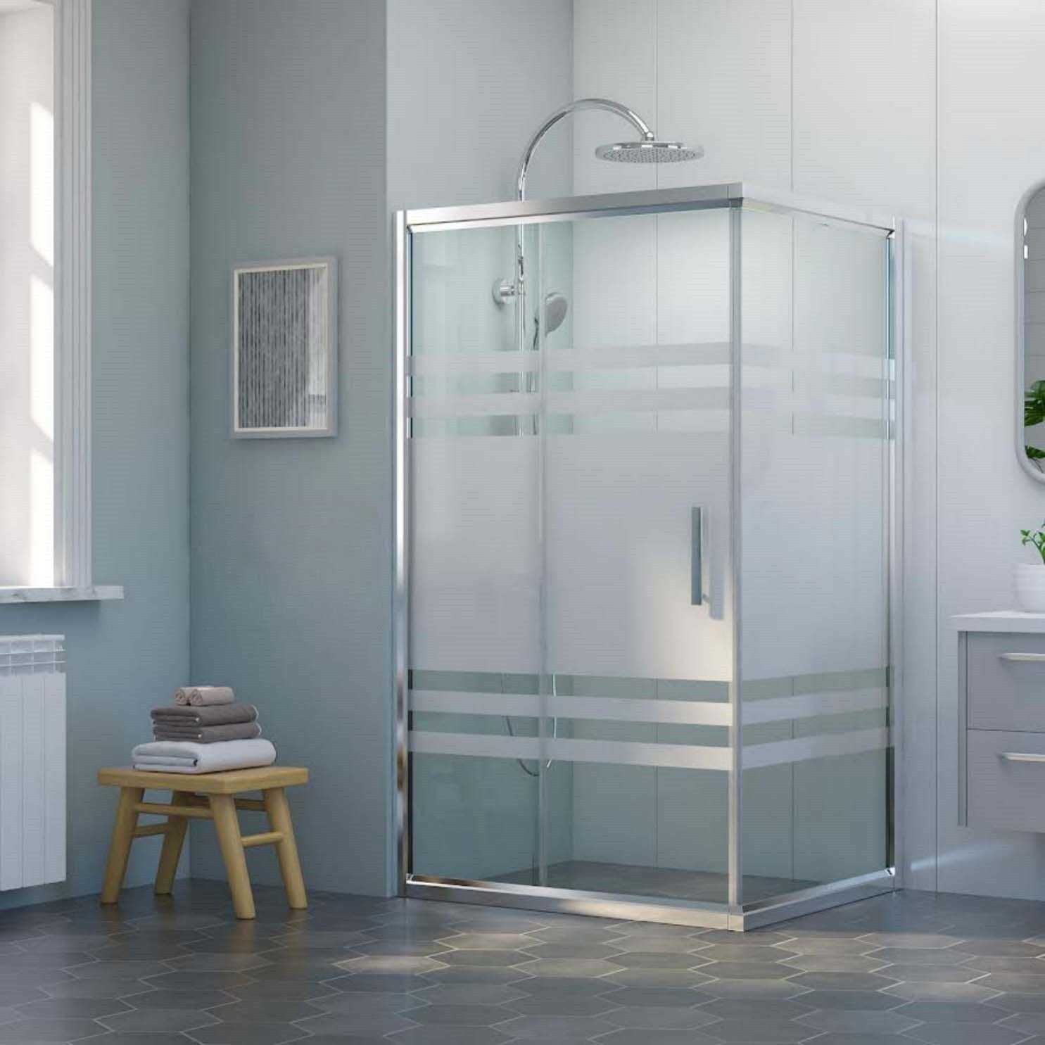 Nova Prisma Sabit Panelli Dikdörtgen Duşakabin