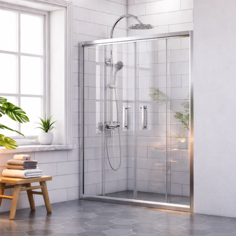 Sürgülü Çift Kapılı duşakabin