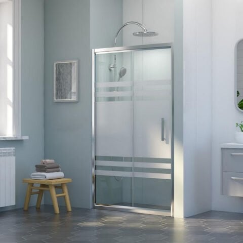 Nova Prisma İki Duvar Arası 1 Sabit 1 Sürgü Duşakabin