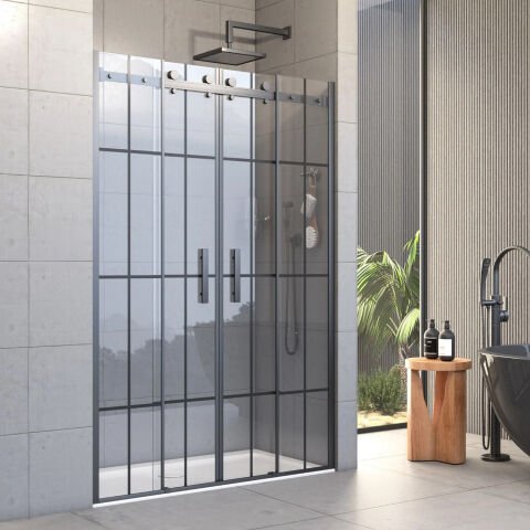 Urbano Edge Orta Açılır 2 Sabit 2 Çalışır Duşakabin