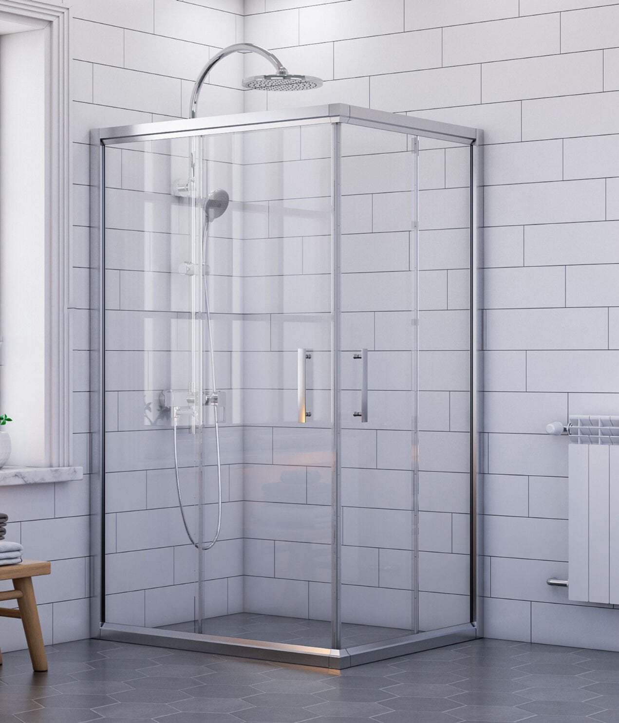 Nova Plus Dikdörtgen Duşakabin