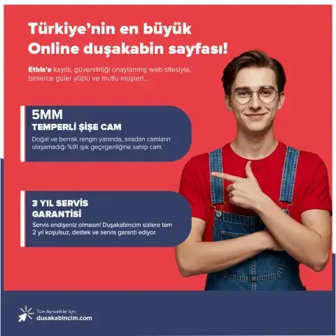 Atlas Optimum Desenli Tekne +Duşakabin 5mm