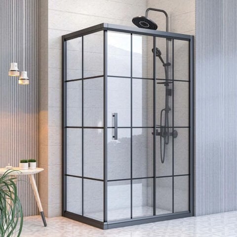 Mira Luna Sabit Panelli Dikdörtgen Duşakabin