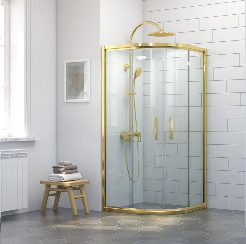 Gold Oval Duşakabin