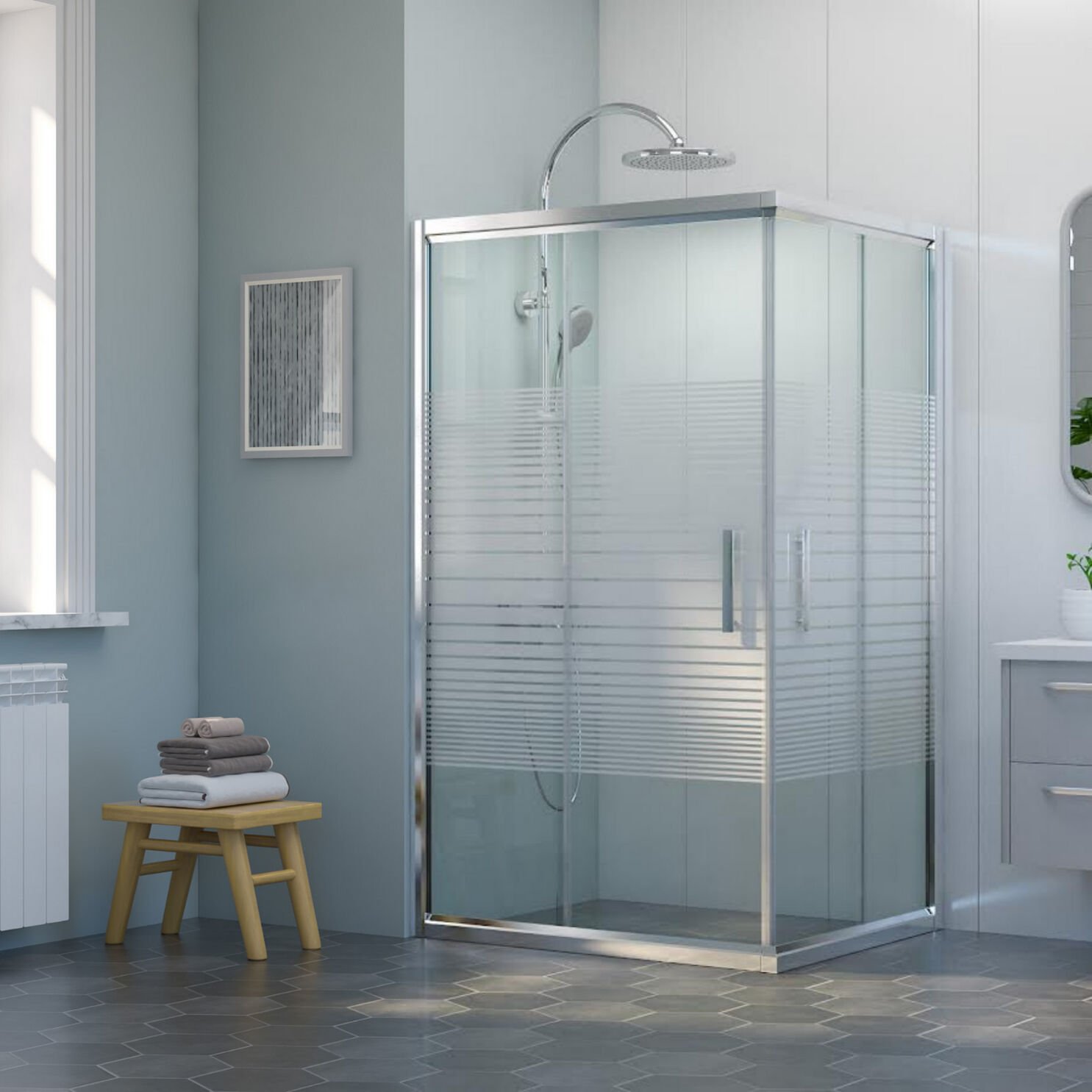 Nova Elementa Dikdörtgen Duşakabin