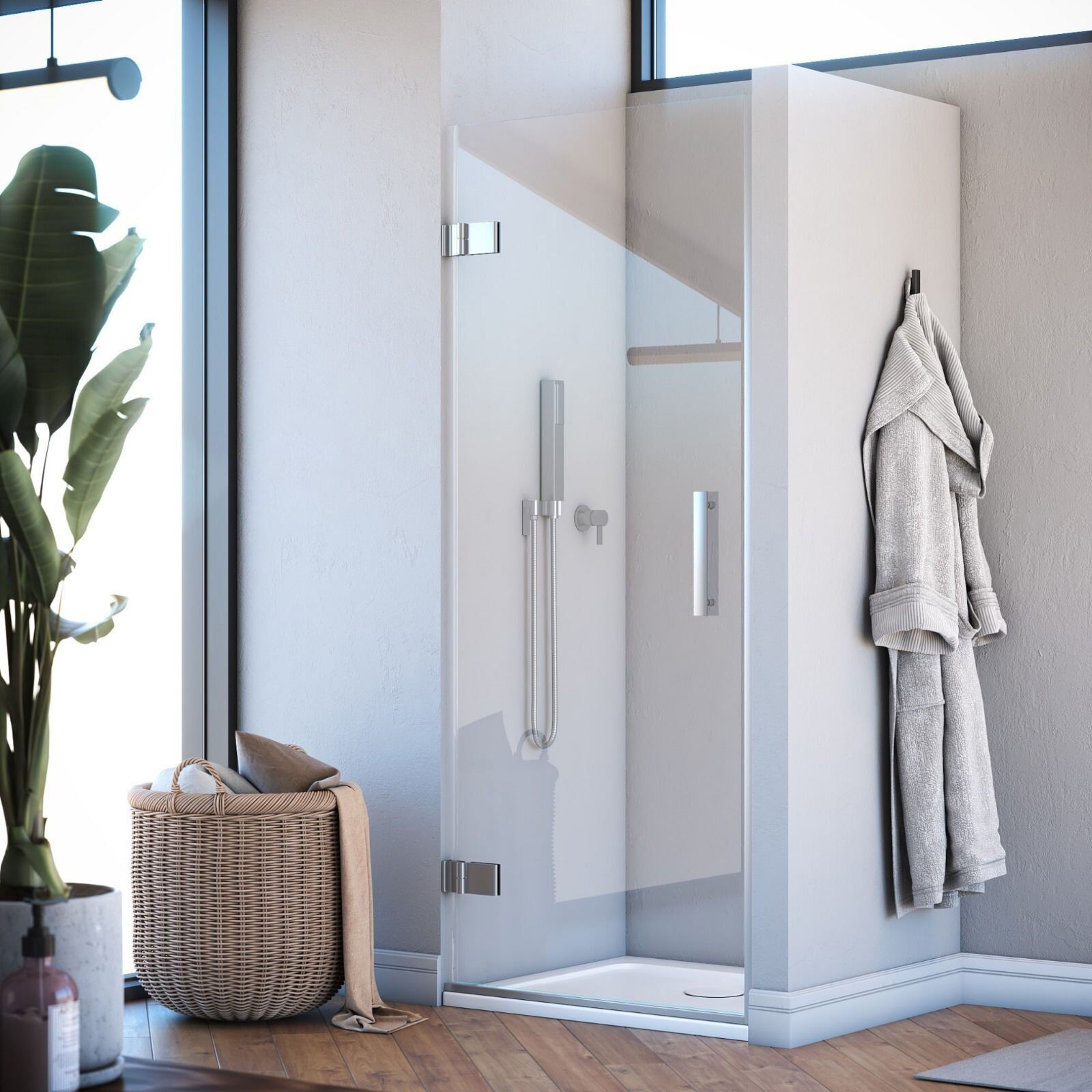 Aura Elyse Lüx Menteşeli Sistem Tek Kapı Duşakabin