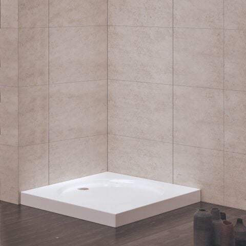 100x100 cm Monoblok Kare Duş Teknesi