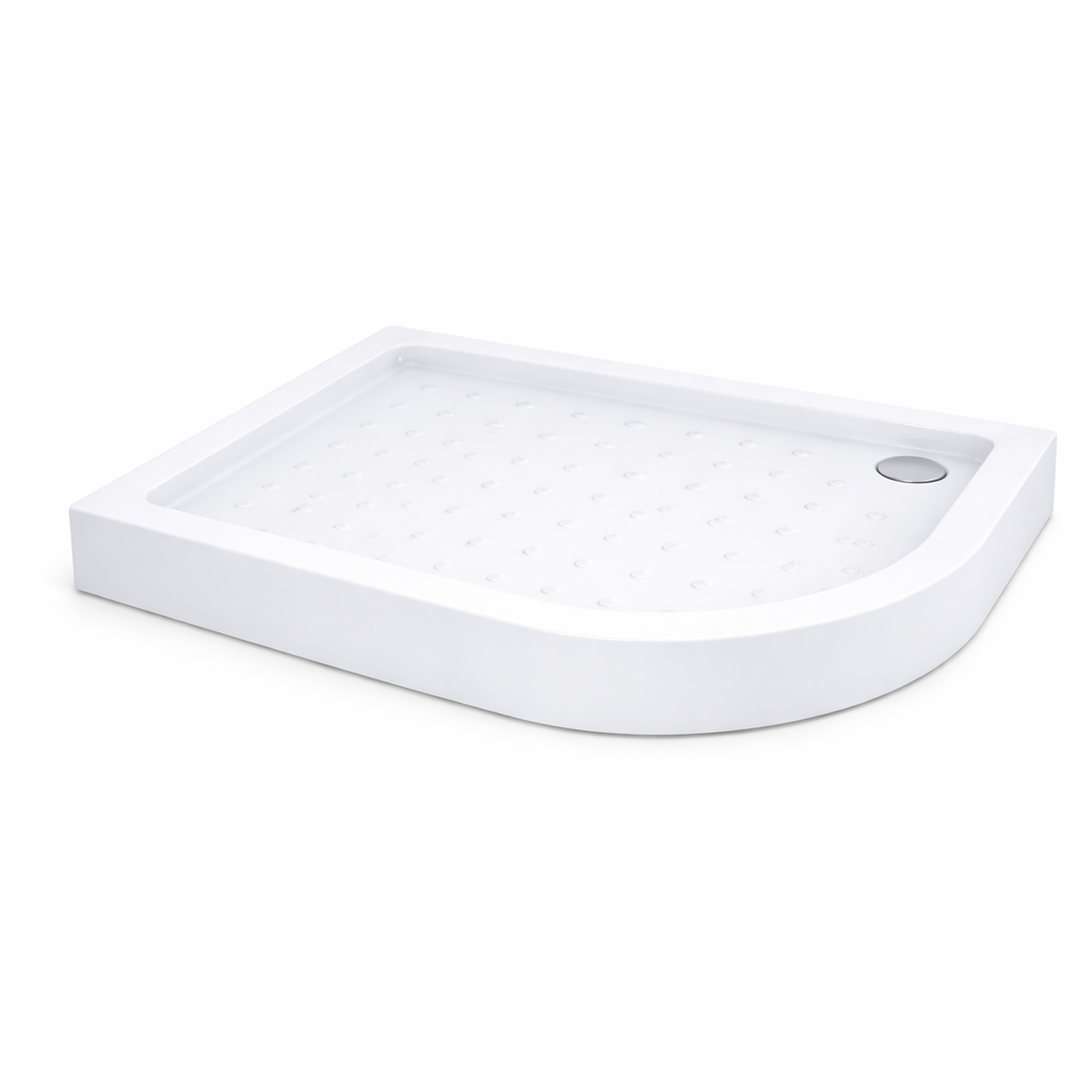 70x90 cm Asimetrik Oval Duş Teknesi Sol