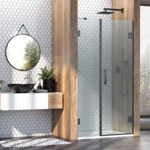 Aura Vivere 1 Sabit 1 Açılır Duvardan Menteşeli Duşakabin