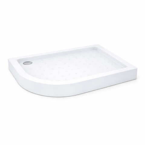 70x90 cm Asimetrik Oval Duş Teknesi Sağ