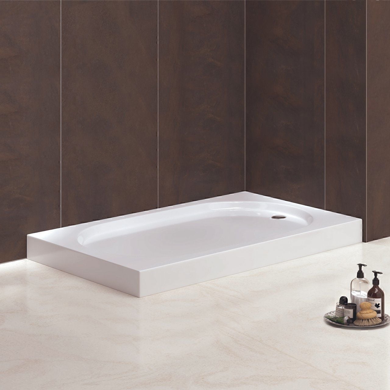 90x100 cm Monoblok Dikdörtgen Duş Teknesi