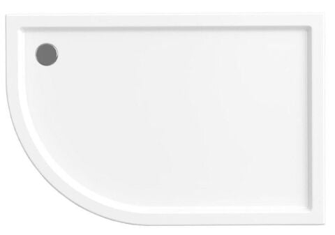 70x110 cm Monoblok Asimetrik Oval Duş Teknesi Sağ