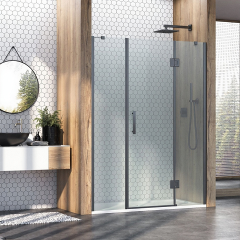 Aura Vivere Menteşeli İki Duvar Arası 2 Sabit 1 Açılır Duşakabin