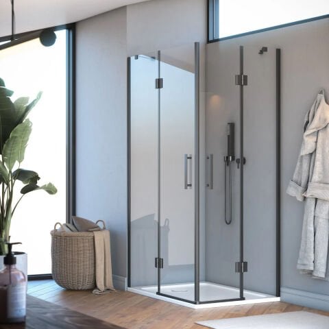 Aura Cristal Menteşeli Köşe Duşakabin