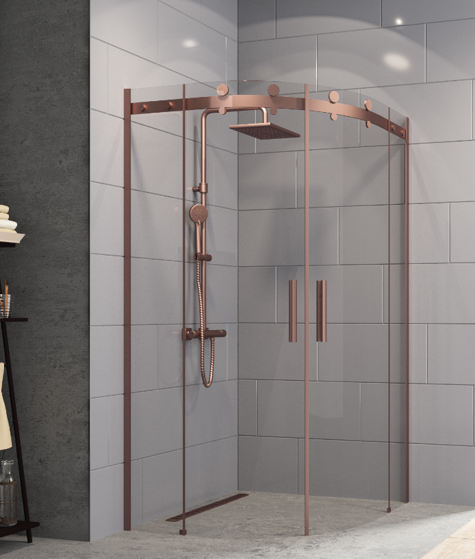 Oval Bakır Duşakabin