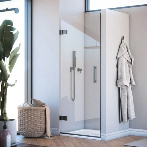 Aura Cristal Lüx Menteşeli Sistem Tek Kapı Duşakabin