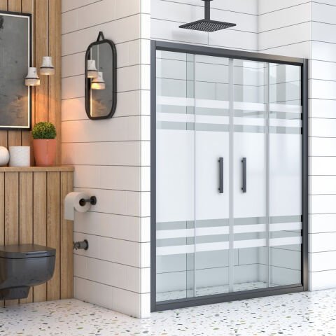 Mira Bliss Orta Açılır 2 Sabit 2 Sürgü Duşakabin