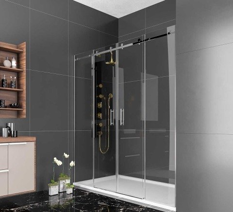 İki Duvar Arası Parlak Duşakabin 109 CM