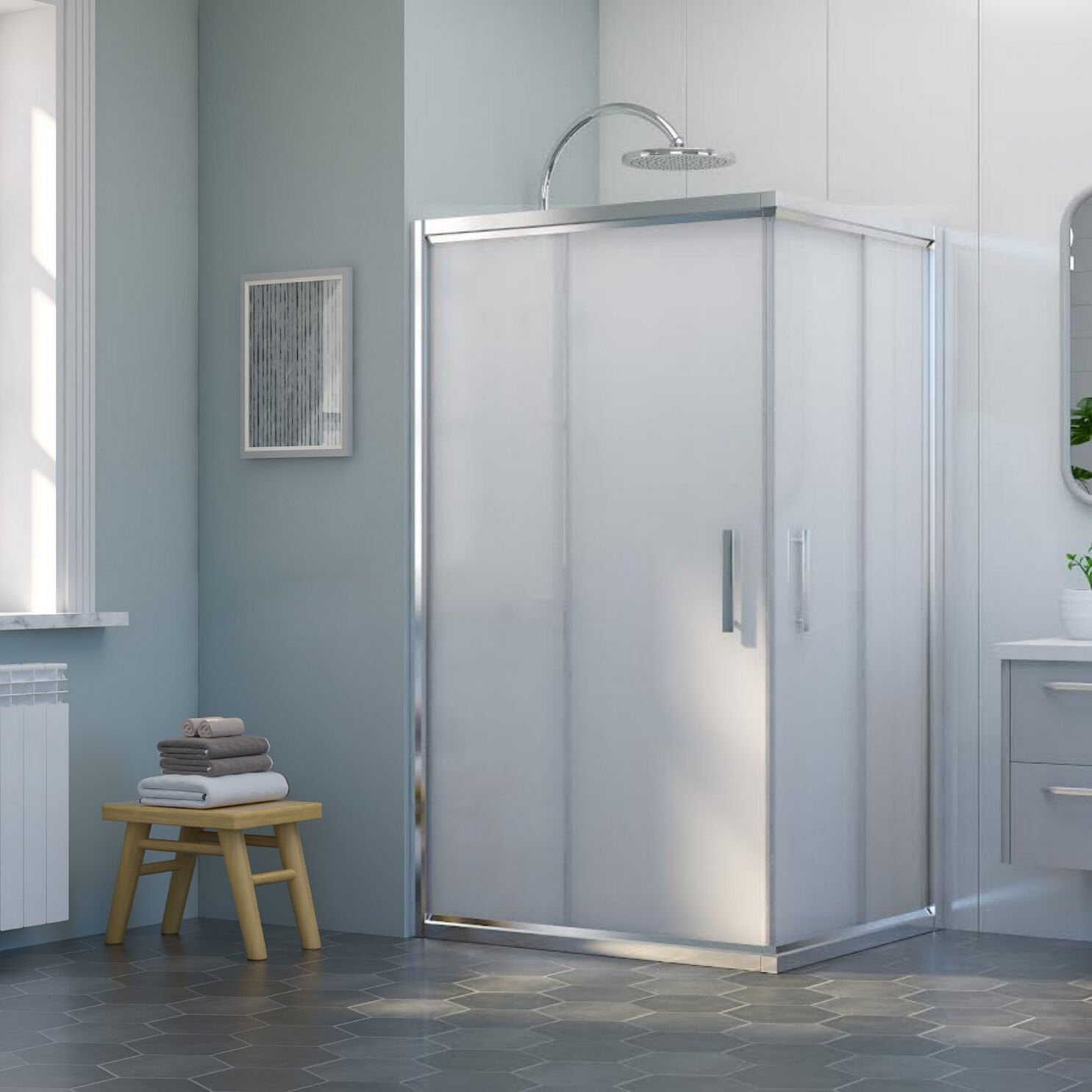 Nova Tempo Dikdörtgen Duşakabin