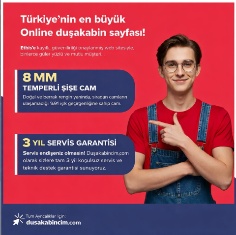 Dikdörtgen Borulu Sistem Cam Duşakabin