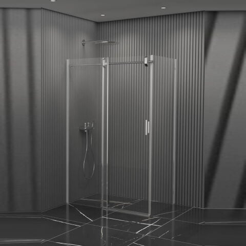 Dikdörtgen Borulu Sistem Cam Duşakabin