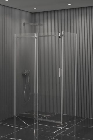 Dikdörtgen Borulu Sistem Cam Duşakabin 100x100 Cm