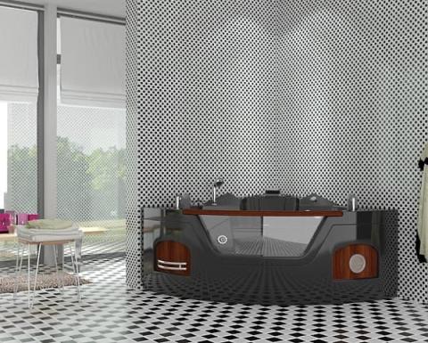 Ilıca Black Star 150x150 Cm