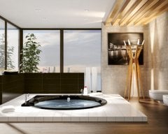 Düden Black 155x155 cm