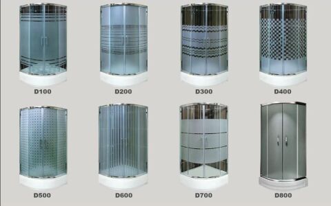 Siyah Oval Duşakabin