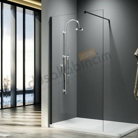 Cam Sabit Panel Duşakabin 100 CM
