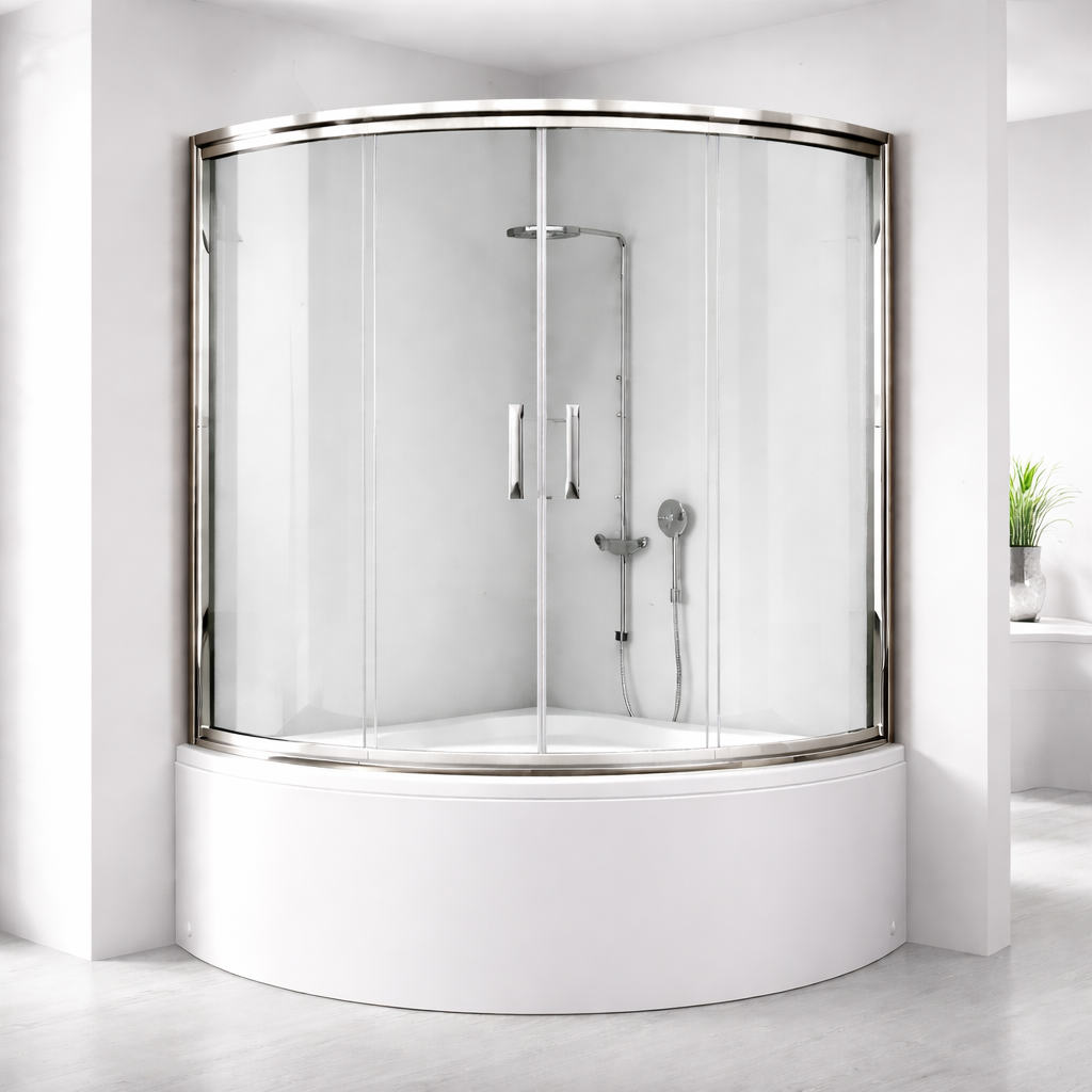 Oval Küvet + Duşakabin 5mm