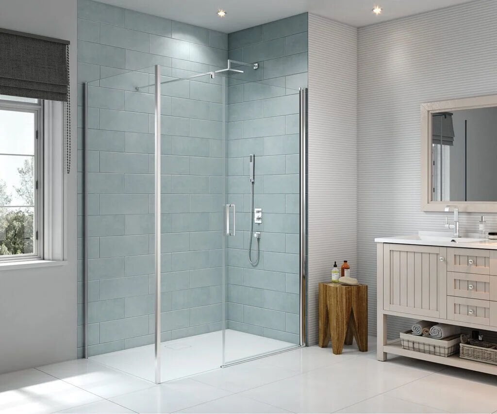Aura Elyse 90x120 Cm Premium Boy Menteşeli Sistem Sabit Panelli Duşakabin