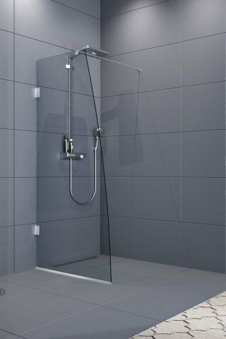 Krom Profil Menteşeli Yan Panel