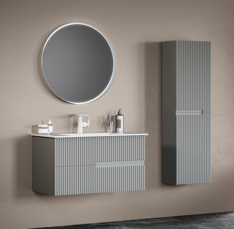 Orka Moonlight 90 cm Banyo Dolabı