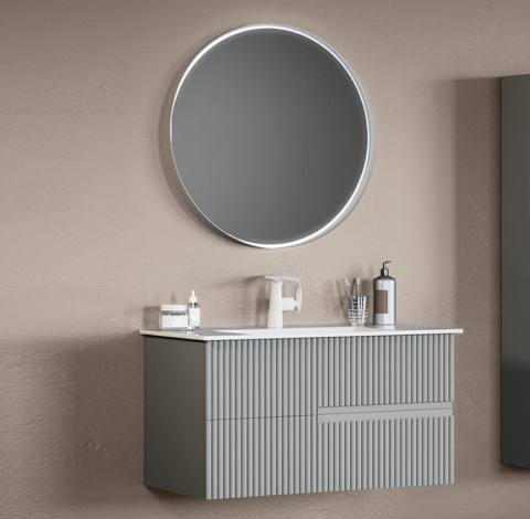 Orka Moonlight 90 cm Banyo Dolabı