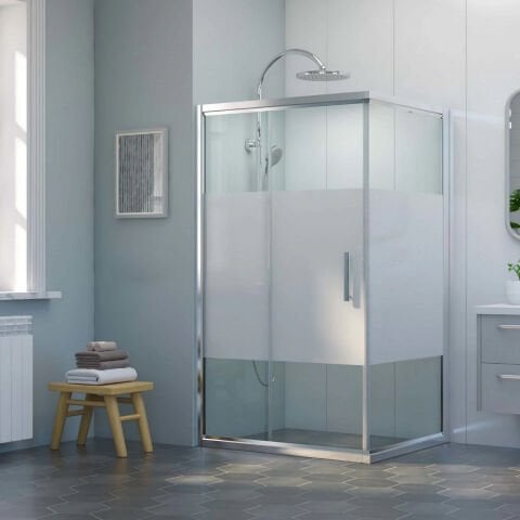 Nova Flow Sabit Panelli Dikdörtgen Duşakabin