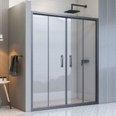 Mira Aqua  Orta Açılır 2 Sabit 2 Sürgü Duşakabin