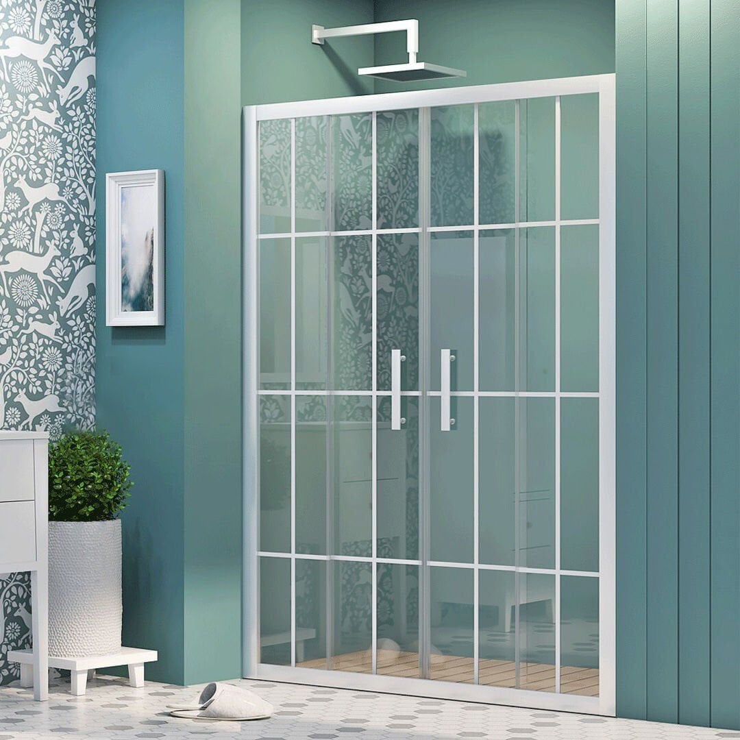 Aquavia Lucent Orta Açılır 2 Sabit 2 Sürgü Duşakabin