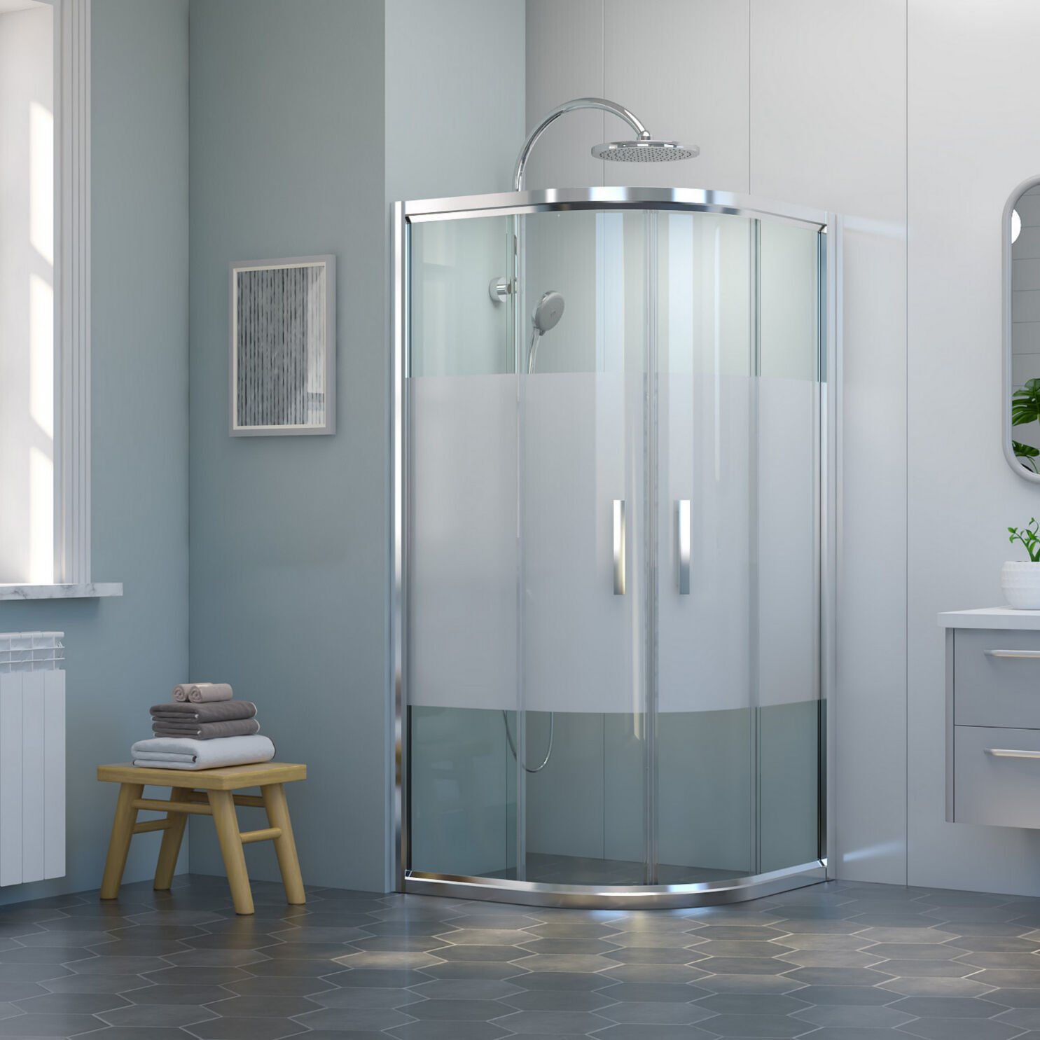 Nova Flow Oval Duşakabin