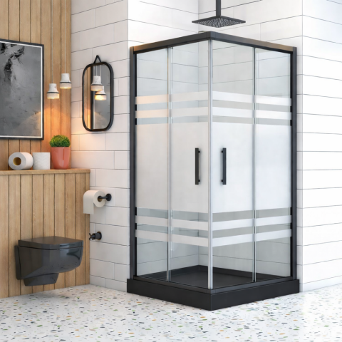 Dusakabincim Özel Seri Dikdörtgen Tekne- Duşakabin