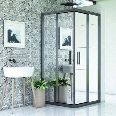 Mira Bella Reflekte Cam Kare Duşakabin